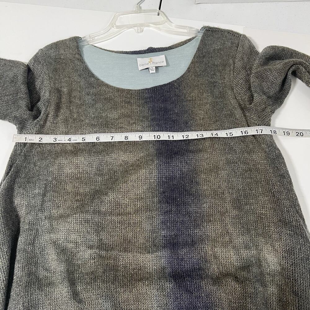 Belle France Tunic Top Large 100% Silk Layer And Mohair Fairy Lagenlook Italy - Picture 9 of 12